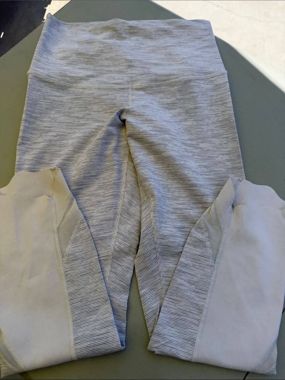 lululemon athletica Kids Light Heather Gray Seamless Leggings